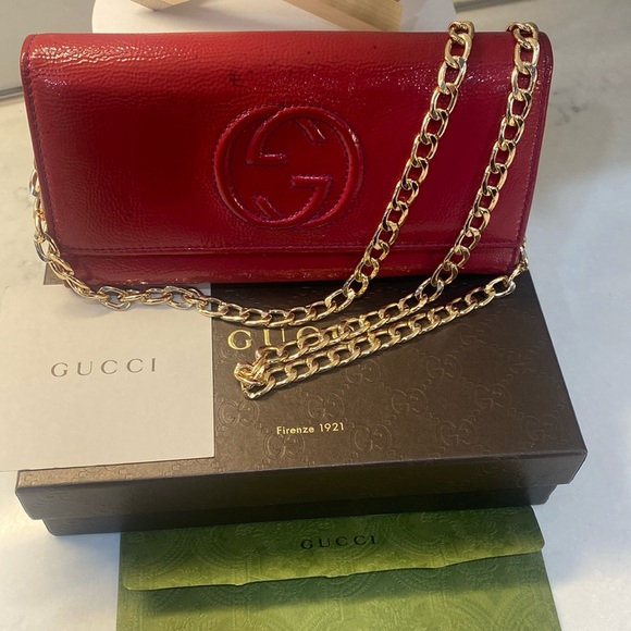 Gucci Wallet With Box and a chain - Picture 1 of 13